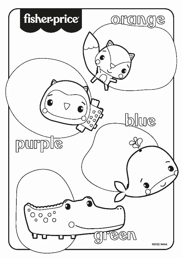 Fisher Price Activity Sheet 4